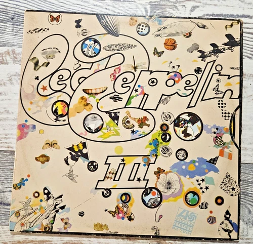 Led Zeppelin - Led Zeppelin III ‎LP 1970 Atlantic SD 7201 VG+ w/ Working Wheel!