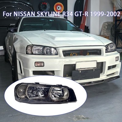 LED Headlights For 1998-2002 Nissan Skyline R34 GTR GT-R BNR34/GTT