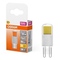 Osram Led Cob Stiftsockellampe 2,6W = 30W G9 Klar 320Lm Warmweiß 2700K 320°