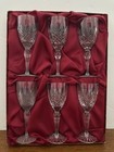 VINTAGE - Royal Doulton Crystal Wine Glasses - SET OF 6 IOB 