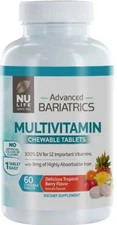 Advanced Bariatrics Multivitamin Chewables - Tropical Berry (60 Tablets) 10/2027