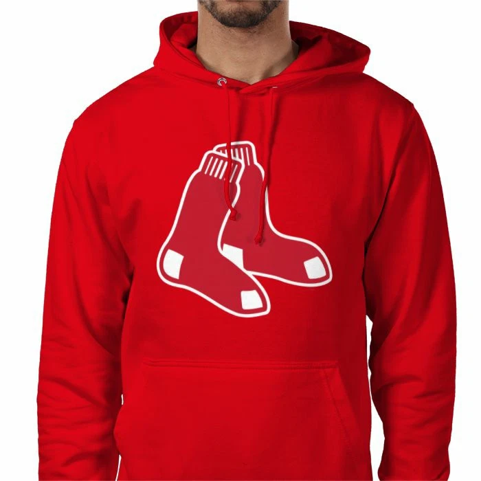 Boston Red Sox Socks Mlb Baseball Hoodie Red 🇬🇧 XS To 3XL