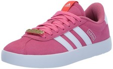 Adidas Womens VL Court 3.0, Pink Fusion/White/Bright Red, 6 6