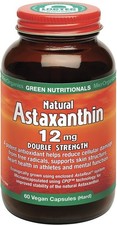 Natural Astaxanthin 12mg 60 Caps Green Nutritionals