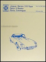 Jaguar Xke Cabrio Teilebuch 1971 1972 1973 1974 Serie 3 Xk E Typ Katalog