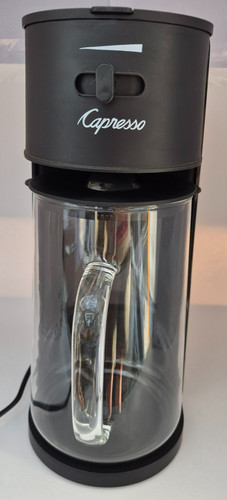 Capresso Ice Tea Maker 80 oz W/ Glass Pitcher - Black