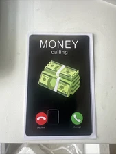 Money Calling Credit Card Skin Cover Sticker