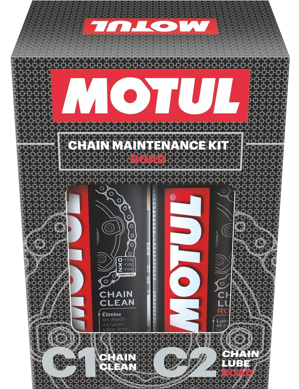(New) Motul C1 Chain Cleaner + C2 Chain Lube Combo Bike Motorcycle Care Kit 150ml (36.90 USD)
