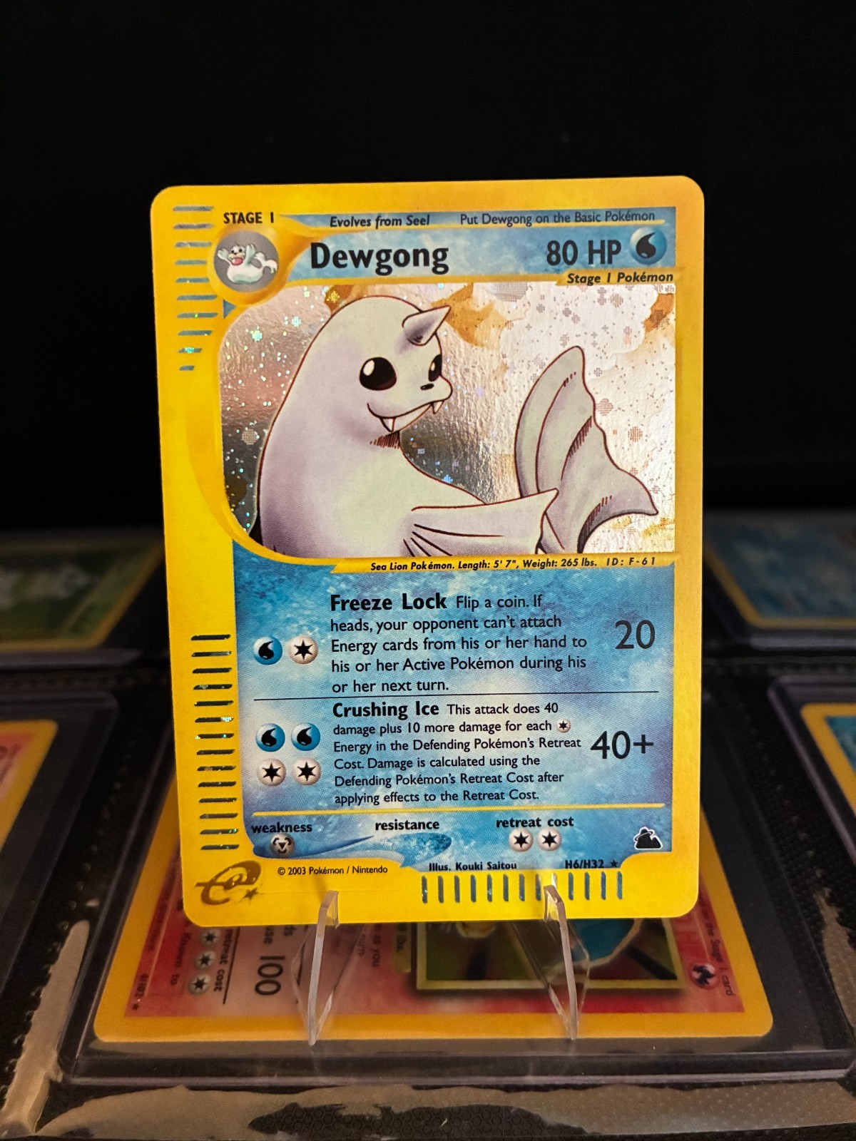 Dewgong H6/H32 Skyridge Holo NM