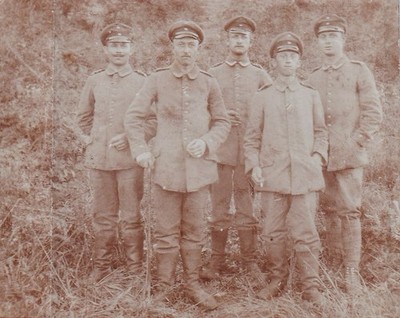 Photo - Soldiers in Réville France - WW1