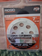 This Is A Ridgid 7 In. Pcd Cup Wheel Model Hd-pcdw70. It Is A Specialized Abr This Is A Ridgid 7 In. Pcd Cup Wheel Model Hd-pcdw70. It Is A Specialized Abr