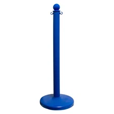 Global Industrial Plastic Stanchion Post HDPE 40"H Blue
