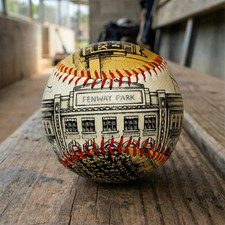 Fenway Park 1912 Opening Day Baseball Unforgettaballs Boston Red Sox RARE