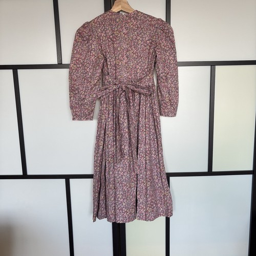 Strasburg Prairie Girl Floral Dress Smocked Size 10 Cottagecore Farm Heirloom - Picture 11 of 18