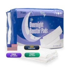 Rearz Overnight Booster Pads, Scented, X-Large Adhesive Strip, 2500 Ml Mega