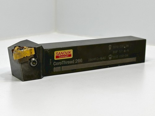 SANDVIK 266RFG-164D Used Lathe Threading Tool Holder 1