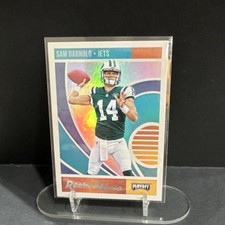 Panini 2018 Playoff Rookie Wave Sam Darnold #11 New York Jets Football Card. rookie card picture