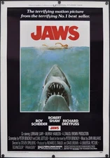 Jaws 1975 REPRODUCTION 27X40 ROLLED MOVIE POSTER ROY SCHEIDER LORRAINE GARY