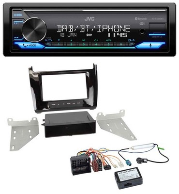 JVC Bluetooth DAB USB CAN-Bus Autoradio für VW Polo 2014-2017 Klavierlack