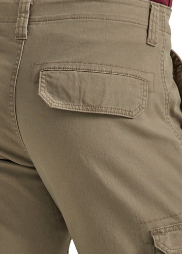 Wrangler® Men's Stretch Taper Leg Regular Fit Cargo Pants, Size 42x30 - Picture 4 of 6