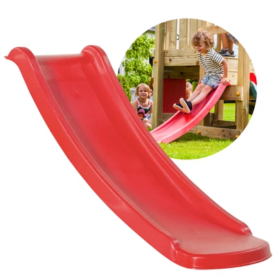 SPIELTURMKING Kinderrutsche 1,20 m Rutsche Gartenrutsche f. Spielturm Anbaurutsche Babyrutsche
