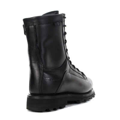 Bates Black leather DuraShocks combat boots Shop Black Mens Bates Durashocks 8 Inch Slip Resistant Soft  main image 3