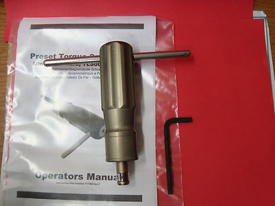 CLEAN ROOM MOUNTZ  020498  TORQUE SCREWDRIVERS, 0.25IN, CRS100-1360FH, NEW!