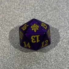 Dice - MTG - Oversized Spindown - D20 - Throne of Eldraine (Dark)
