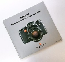 Leica R4 Film Camera   Lens   Accessories English catalog Published in 1982