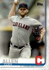 2019 Topps #256 Cody Allen Cleveland Indians