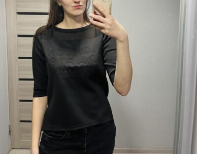 Black sweatshirt blouse, Gloria Jeans jumper