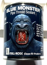 Millrose 76015 Blue Monster 16 Ounce Heavy-Duty Industrial Grade Thread Sealant 