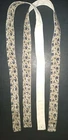 Civil War Handsewn AUTHENTIC PoorBoy Braces Rebel BLUE VINES CREAM 100% Cotton