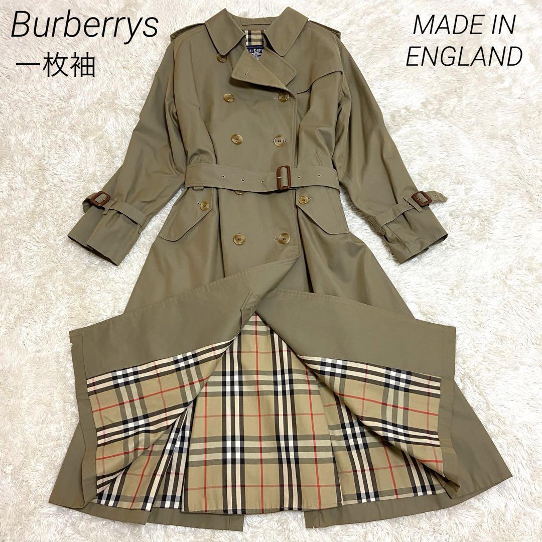 Burberry England-Made Maruzen Special Long Trench Coat Single Sleeve-image