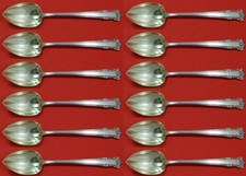 English Shell by Lunt Sterling Grapefruit Spoon Custom Set 12 pcs 6