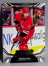 2022-23 Upper Deck MVP Base Silver Script #136 Jordan Staal, Carolina Hurricanes