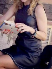 ZARA SHORT BLACK SLEEVELESS DRESS SIZE L LARGE NEW