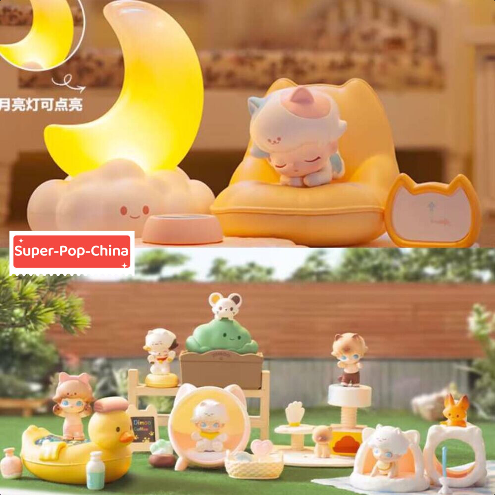 Genuine Dimoo Cat Paradise Series Blind Box Figure Full Set 9