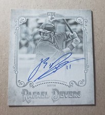 2018 Topps Gypsy Queen Mini Rookie Rafael Devers Auto RC /50 Boston Red Sox