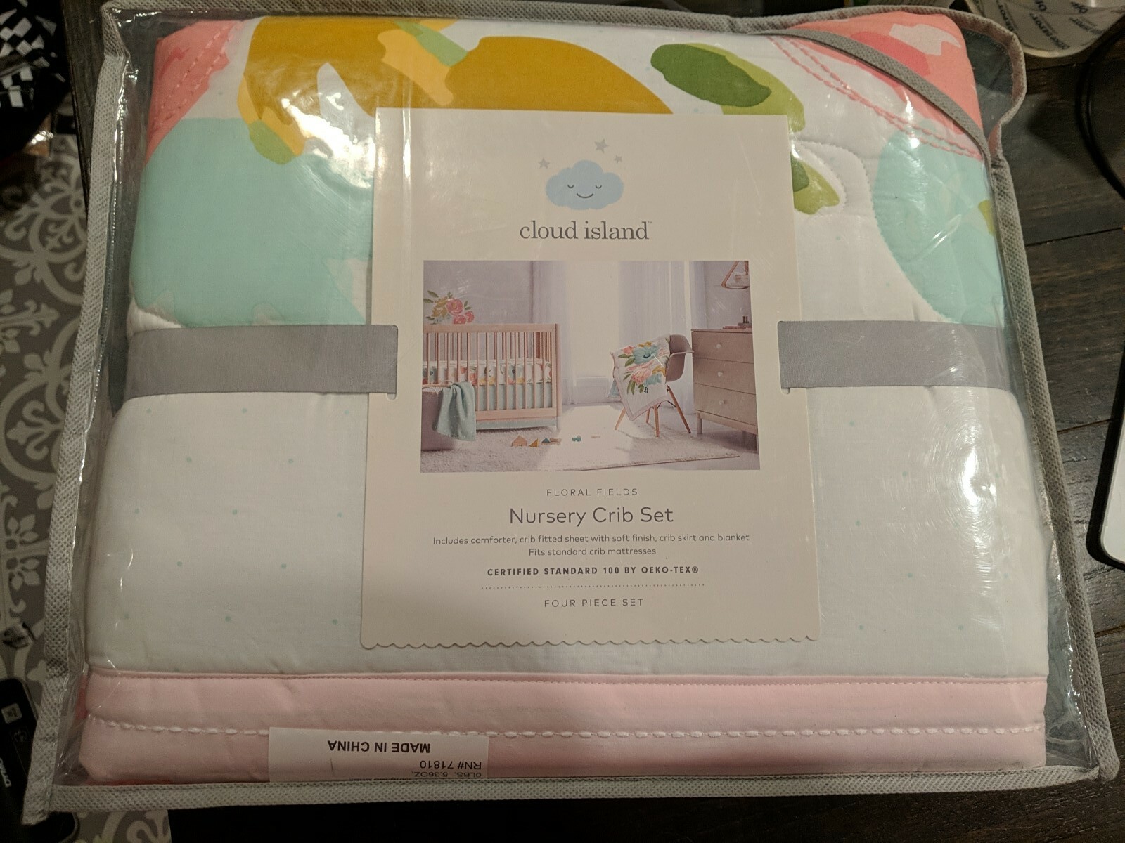 cloud island floral fields mobile