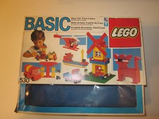 LEGO BASIC REF 530 VINTAGE BOITE VIDE / EMPTY BOX