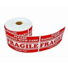 1 Roll 3x5 Specialty Shipping Labels - 500 per roll - 500 labels - Fragile