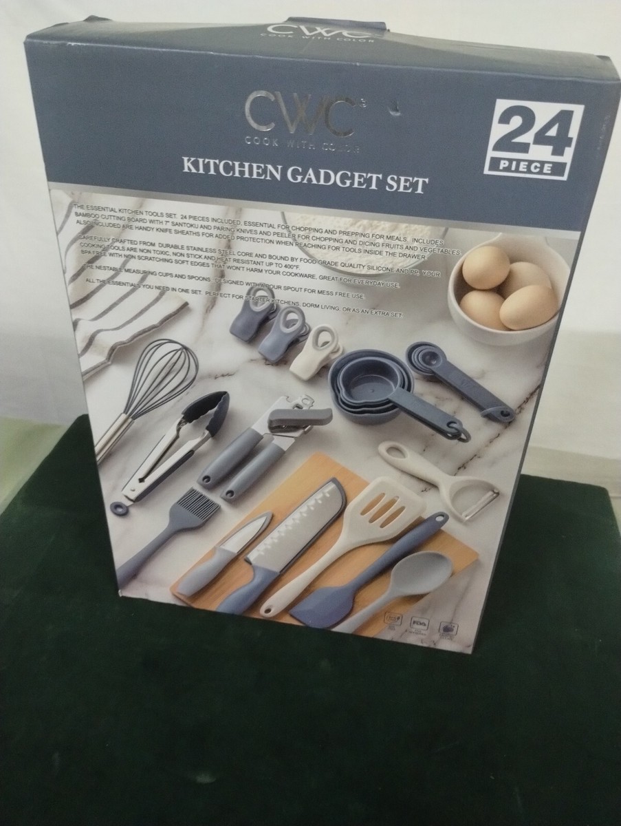 CWC COOK WITH COLOR KITCHEN GADGET SET 24 PIECE