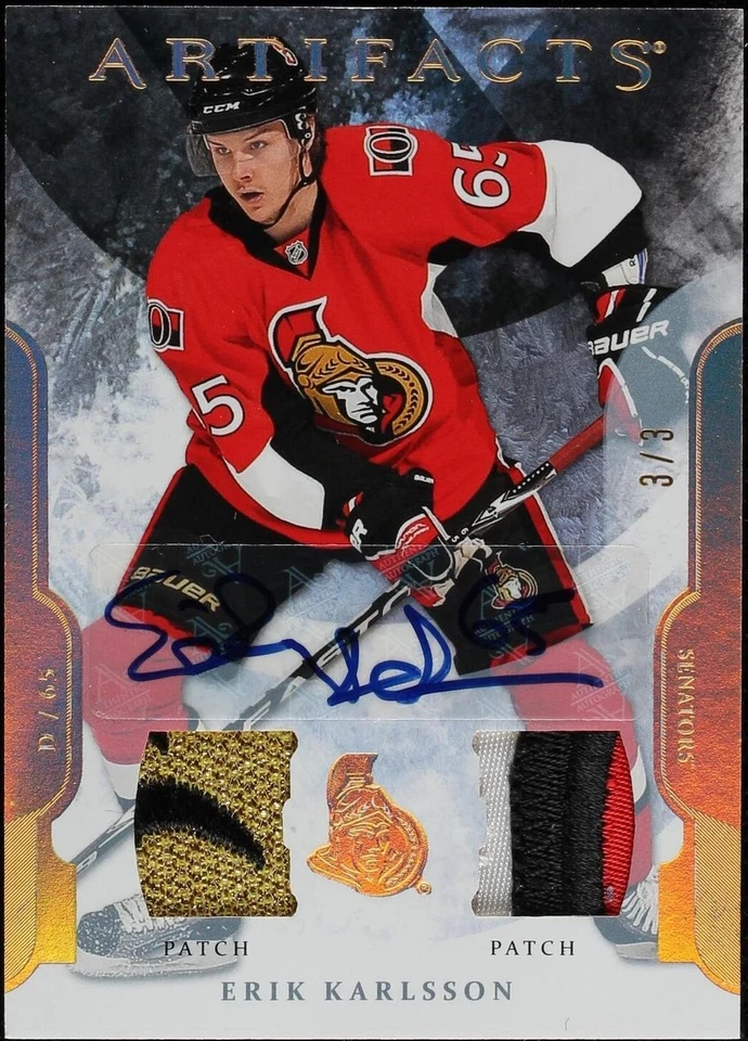 Gold Spectrum Patch/Patch Autographs