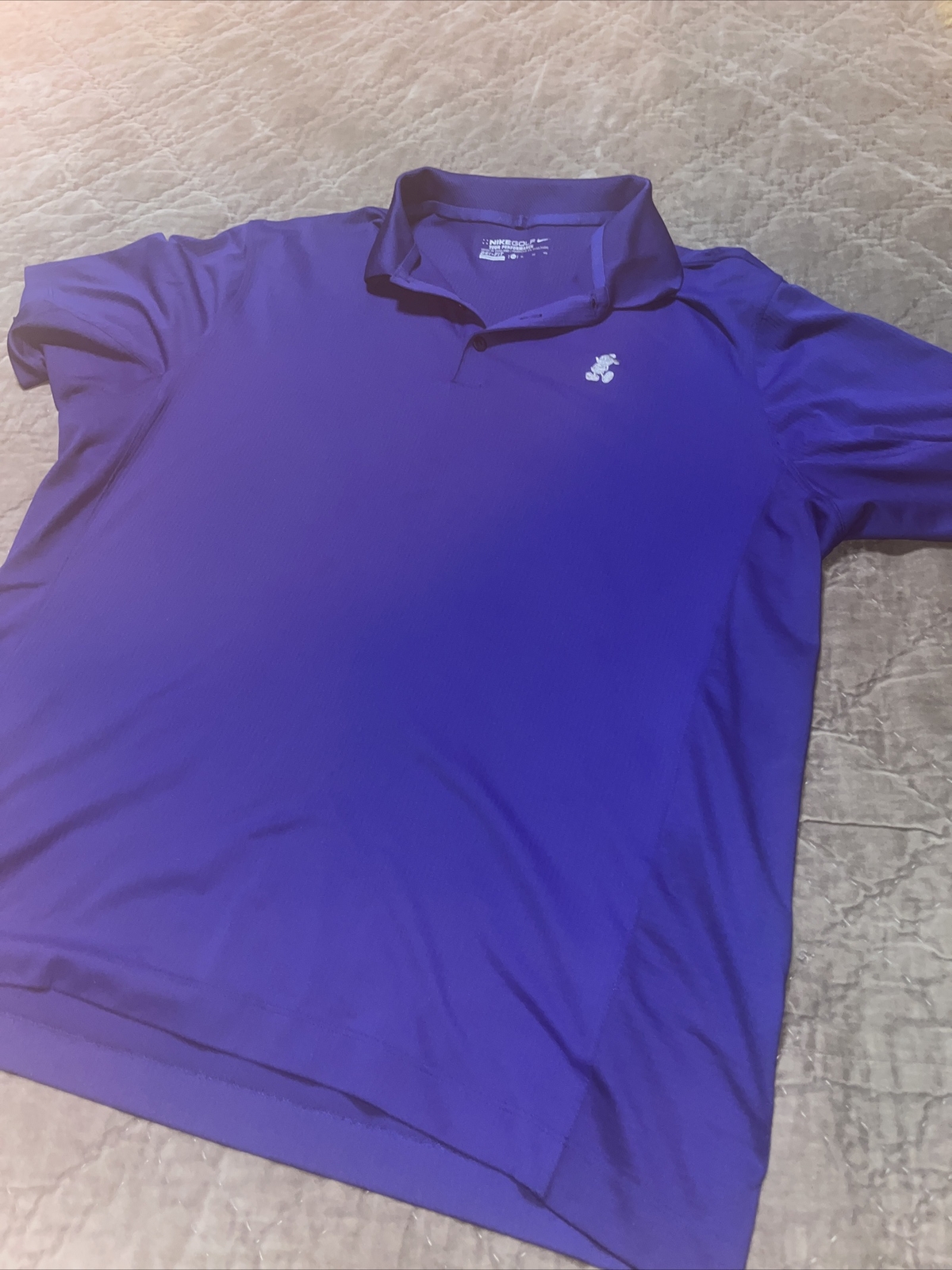 Nike Golf DriFit Disney Parks Mickey Mouse S/S Polo Shirt Men's Size