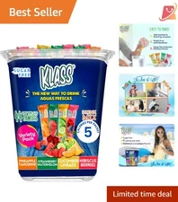 Sugar-Free Powder Drink Mix Variety Pack - 44 Convenient On-the-Go Packets