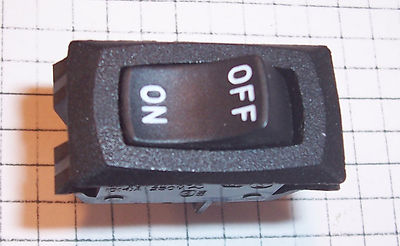 NEW Carling ON-OFF Miniature Rocker RA901/911T85 SPST Quick Connect Switch NOS