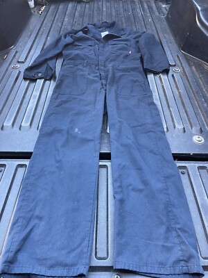 U.S Navy Excel Manufacturing Utility Coveralls Flame Resistant  Men s Size 42 L