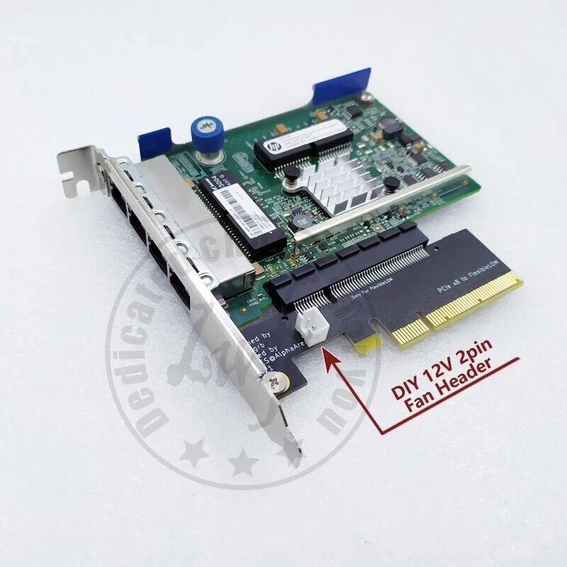 1X 331FLR 366 530 544 561 FLR CX3 ALOM PCIE X8 to FlexibleLOM Quad GbE Ethernet - Image 3 of 4