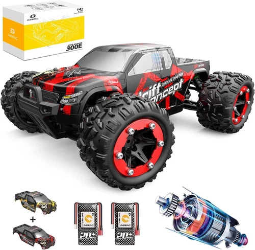 DEERC 300E Brushless 4WD RC Car 1:18 60KM/H Remote Control Monster Truck